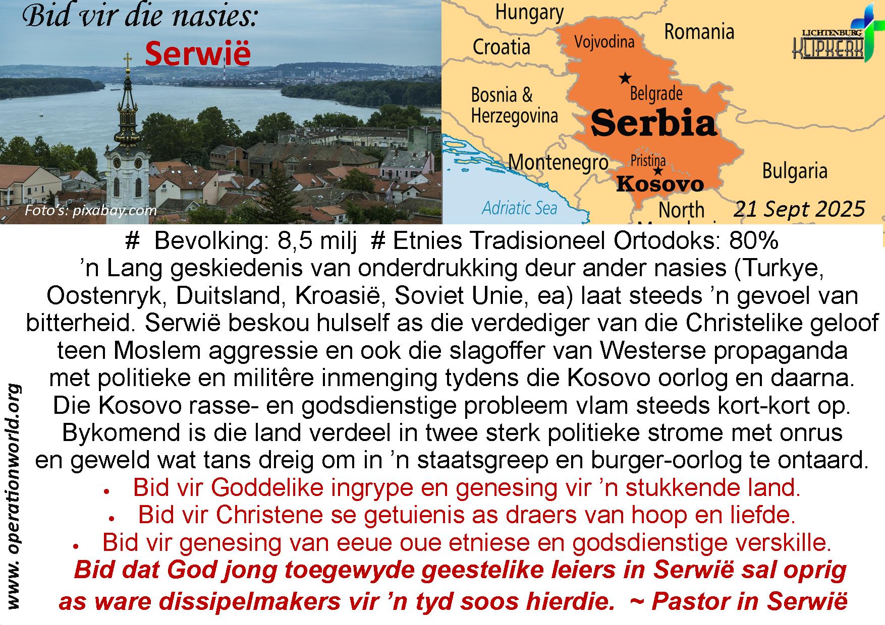 bid vir die nasies, Onbereiktes, klipkerk wereldfokus